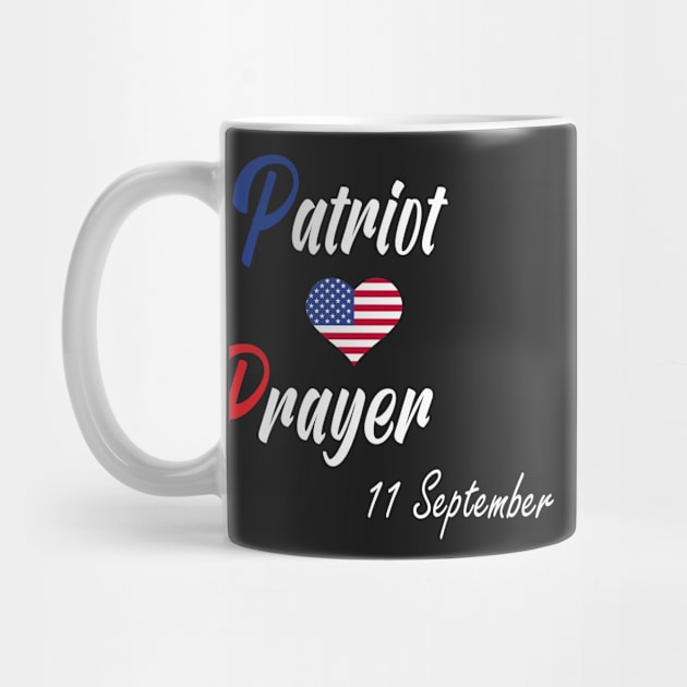 Patriot Prayer American Flag Gift / Patriot Day 11 September / Patriot Prayer Day by WassilArt